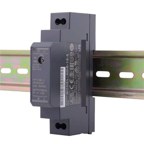 Alimentation HDR-15-5 12W boîtier de commutation 5V pour rail DIN - 2