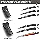 Lederscheide Old Bear® Fettleder Pullup Optik Anthrazit 14cm passend für Modelle XS, S und M