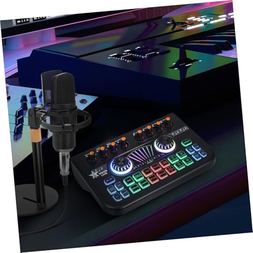 Mezclador de sonido para karaoke en casa y reuniones con amigos usando el equipo de música OSALADI 6