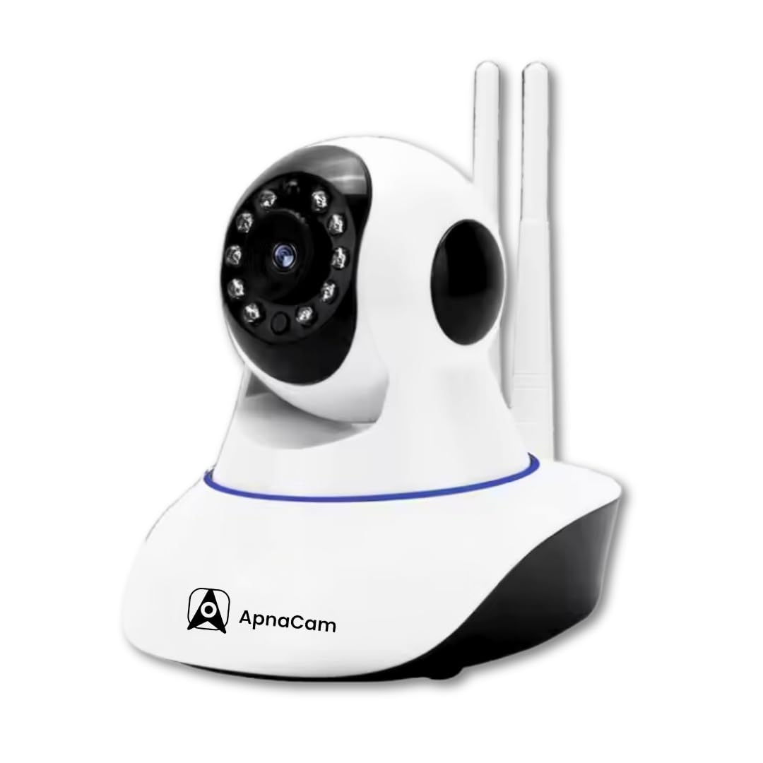 ApnaCam Wi-Fi IP CCTV Security Camera | 360° Rotation | Two-Way Audio | Live Monitoring | Infrared Night Vision | IR LEDs | Multi- User Support | Micro SD Card Support Up-to 64 GB (B0BGJJ8C1X) Amazon Price History, Amazon Price Tracker