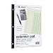 Adams Analysis Pad, 8 1/2" x 11", 100 Pages (50 Sheets), 4 Columns, Green