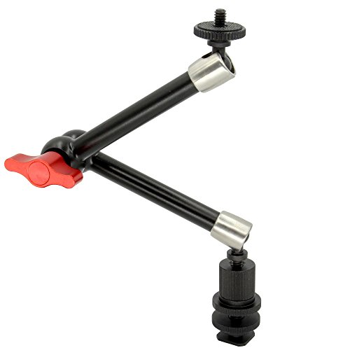 Heavy Duty 11” Articulated Arm with hot Show Mount- 12 lb Load Capacity