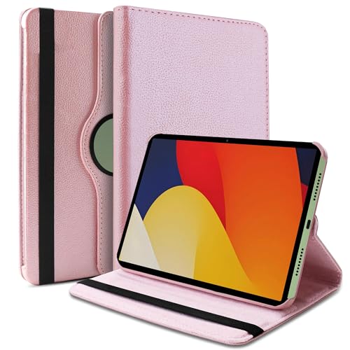 Image of TGK 360 Degree Rotating Flip Cover Case for Moto Pad 60 Pro 12.7 inch 2025 Release Tablet (Rose Gold)