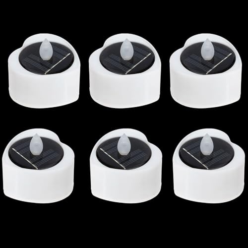 Velas solares sin llama Hohopeti con protección IP44 impermeable para iluminación de jardín