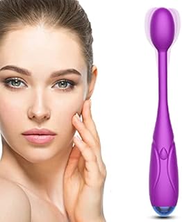 KELITE Personal Eye Massager Wand with Eye Body Massage face Vibrating Treatment for Relieving Eyes Dark Circles,Puffiness,Fatigue| Facial Anti-Aging Device -Purple