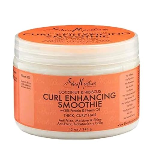 SHEA MOISTURE Curl Enhancing Smoothie 340G, Negro, Estandar (29107)