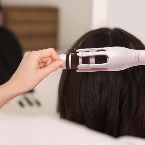 Plancha Alisadora Para Cabello Rizado - Calentamiento Rápido 3 Niveles Herramienta Automática de Estilizado - Varilla Rizadora Portátil | Para Todo Tipo De Alisado Trabajo Citas Vida Diaria Fiesta Int - imagen 3