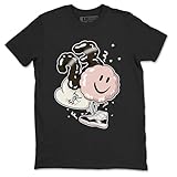 Graphic Tees Balloon Design Printed 11 Neapolitan Sneaker Matching T-Shirt (Black/S)