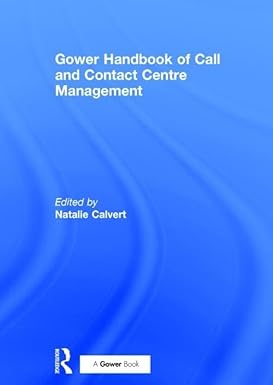 Gower Handbook Of Call And Contact Center Management