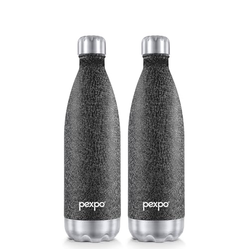 Electro Stainless Steel Water Bottle Black 750ml