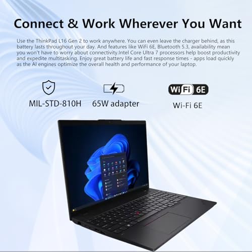 Lenovo ThinkPad L16 Gen 2 Laptop Business 16" FHD+ miniatura 6