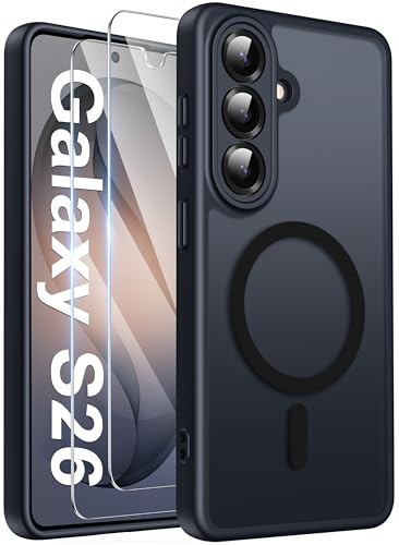 Opkiegrn Magnetisch für Samsung Galaxy S26 Hülle, Schwarz – Ansicht 1