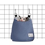【Aplicación versátil】 La funda de cama para planeador de azúcar se puede utilizar como para mascotas pequeñas como ardillas, hámsters, jerbos, planeadores de azúcar. Tiene un gran espacio interior.