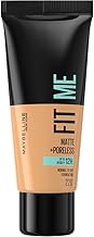 Maybelline Fit Me Foundation, Medium Coverage, Blendable With a Matte and Poreless Finish, For Normal to Oily Skin, Shade: 220 Natural Beige, 30ml
