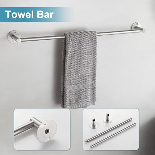 Ensemble d'accessoires de salle de bain pour une ambiance spa moderne à la maison
