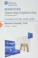 Modified Mastering Engineering with Pearson EText -- Standalone Access Card -- for Electric Circuits 0134743857 Book Cover