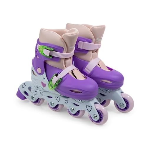 Patins Inline Roxo Prata S/Acessórios
