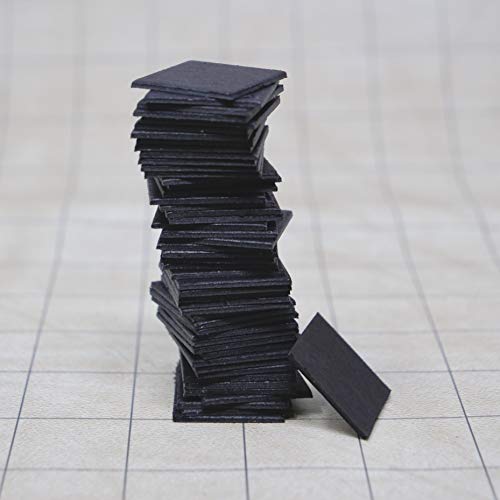 Juego Baldosas Cuadradas Negras para Juegos de Mesa 48 pzas miniatura 2