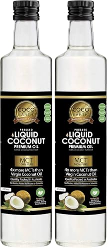 Coco Earth Premium Liquid Coconut Oil 250ml (Pack of 2)