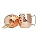 Zap Impex Pure Copper Moscow Mule Cup, Cobre Martillado, Juego de Regalo de 2