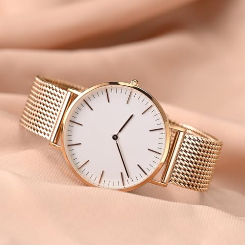 Correas de reloj de metal BISONSTRAP de malla de acero inoxidable de 18mm a 22mm 2