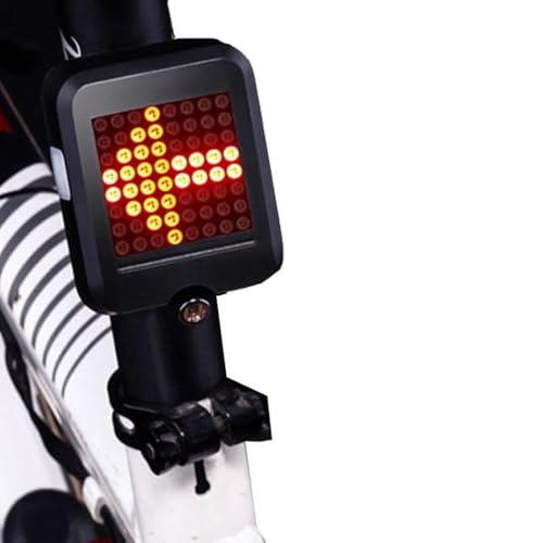 Feu arrière de vélo intelligent clignotant et éclairage de freinage LED