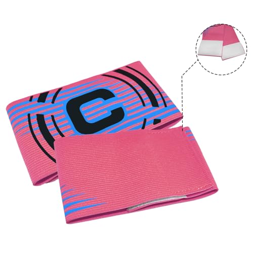 image for Ynaize Soccer Captain Armband, 2Pcs Captain Armbands Elastic Protectiv