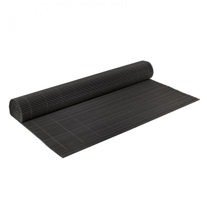 Grindi - Sichtschutzmatte Sichtschutzzaun Zaunblende für Balkon, Garten, Terrasse, runden Röhrchen Sichtschutzzaun, Schattiernetz, Sonnen- und Windschutz - PVC - GMW - Anthrazit, 150x300 cm