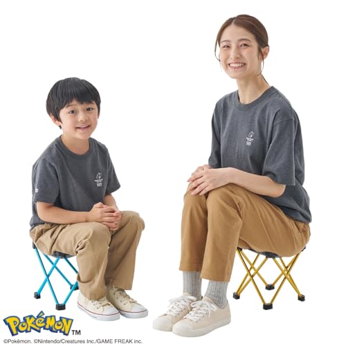 ロゴス（LOGOS） ポケモン 7075キュービックチェア(ピカチュウ) 86100001 キャンプ アウトドア