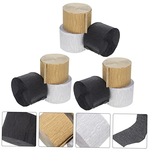 Kisangel 27 Rolos De Papel Crepom Rolo De Papel Adereços