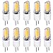 Produktbild 10x G4 LED Leuchtmittel 1,5W 12V AC/DC neutralweiß 4000K Lampen Stecklampe Halogen ersatz COB 160 Lumen Ø 10mm 10er Pack
