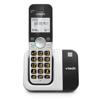 VTech DECT 6.0 Cordless Phone – Interference-Free Sound, Large Backlit Display, Big Buttons, Caller ID, Speakerphone