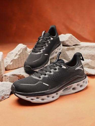 Image of Action | Athleo | TURBO-1112 | Men's | Lace-Up | Running | Shoes | Trendy | Lightweight | Comfortable | Durable | Sports | Shoes