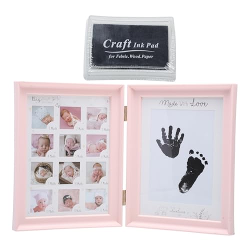 Gogogmee 1Pc Creative Photo Frame for Growth Records Keepsake for Parents Milestone Memory Decoration for First Birthday Christening