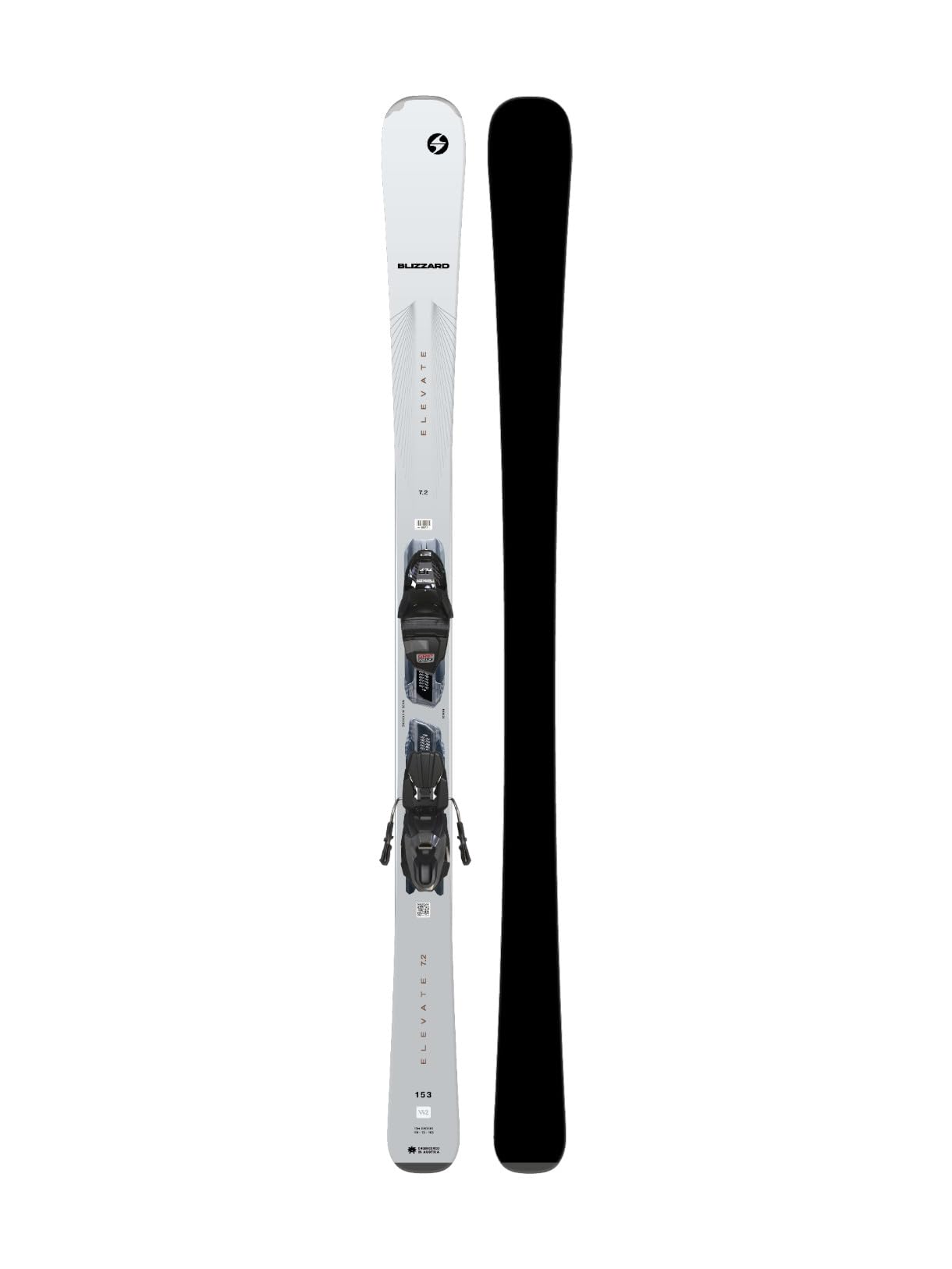 ブリザード Blizzard Elevate 7.2+TLT10 Demo W Skiset 001 Weiss/Kupfer Damen Skiset, Carving Ski, Blizzard Ski mit Bindung, Pisten Ski Damen, Blizzard Elevate TLT10-153