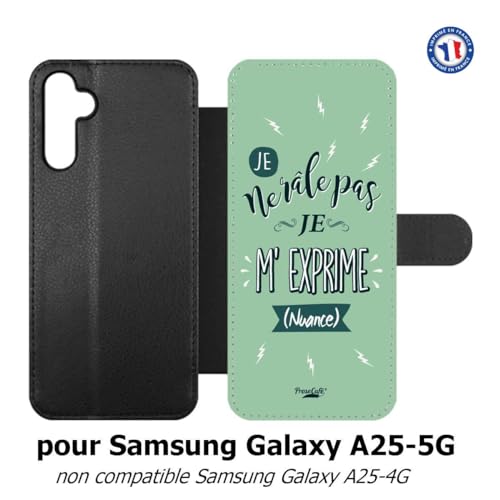 Étui cuir pour Samsung A25 5G évite rayures fermeture magnétique - 2