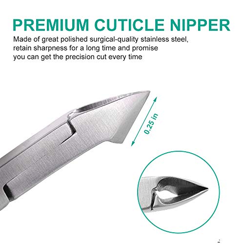 Ivon CT1219 Cuticle Trimmer, Non-Slip Professional Cuticle Nipper Stainless Steel Cutter thumb #1