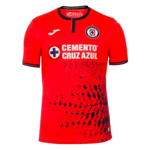 Joma Cruz Azul 2021-22 Third Jersey (with Star) - Mango-Black 3XL