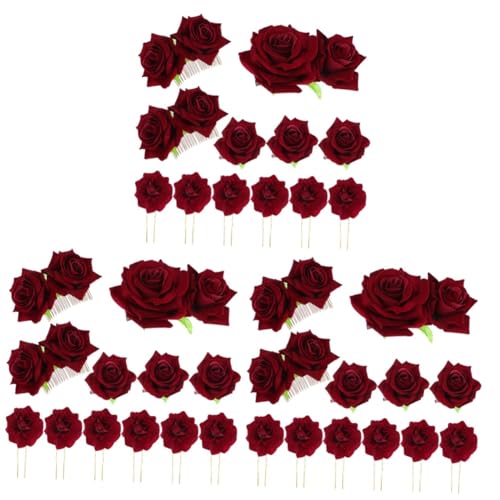 Pince à cheveux fleur pour mariage et coiffure de fête élégante