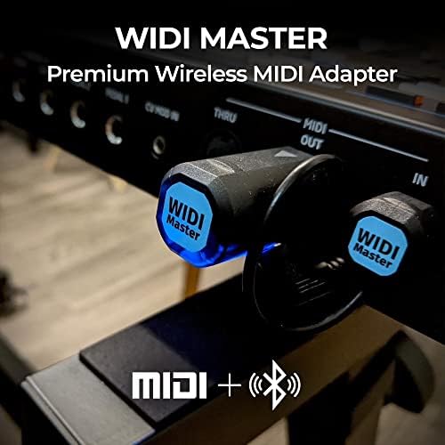 CME WIDI Master | Adapter Bluetooth (5) MIDI na 5-PIN DIN MIDI | Bez baterii, zasilany przez MIDI Out | Bezprzewodowe MIDI dla syntezatora EWI Keytar Pedalboard Digital Piano