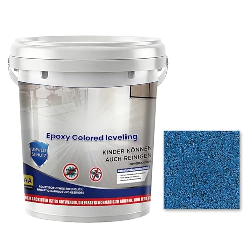 Pintura epoxi a base de agua con efecto mármol de alto brillo, autonivelante, para garaje, concreto, epoxi
