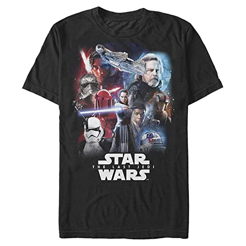 T-shirt Star Wars Force Utilisateur pour homme en coton noir