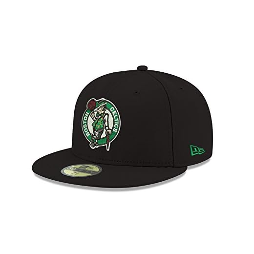 NBA Boston Celtics Men's Official 59FIFTY Fitted Cap, 7.125, Black