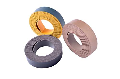 Wento 1/2''X108'' Double Sided Faux Leather Strips Double Color Leather Straps Vegan Leather Faux Leather Fabric Strips 3 Color Mixed #TOP2