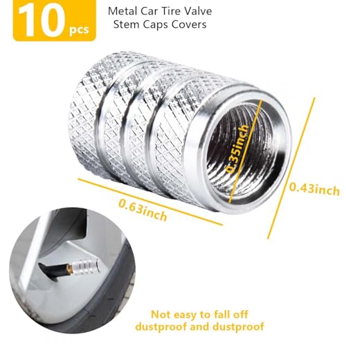 Senseyo LDW3P1NRJC 10 Pcs Tire Valve Stem Caps thumb #1