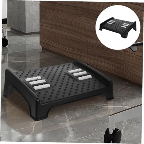 Tabouret aide posture sous bureau stable plastique ergonomique - 3