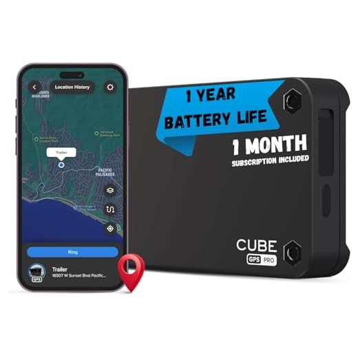 Cube GPS Vehicle Tracker with 1 Year Battery