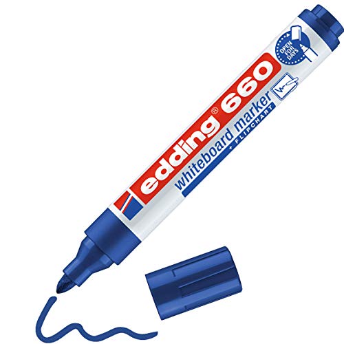 Marqueur pour tableaux blancs edding 660 bleu idéal pour vos sketchnotes