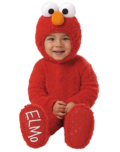 Disfraz bebé Elmo Sesame Street de 6 a 12 meses miniatura 1