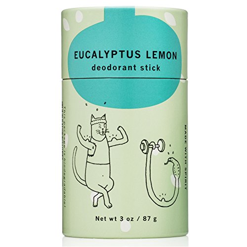Meow Meow Tweet Lemon Eucalyptus Deodorant Stick, 3 oz